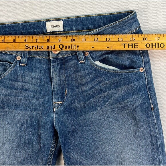 Hudson Bacara Straight Flood Cuff Denim Women’s Jeans Size 29 Preppy City Life - Picture 6 of 12